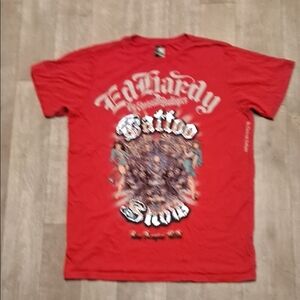 Vintage Ed Hardy‎ By Christian Audigier Graphic Tattoo Show Skull T- Shirt